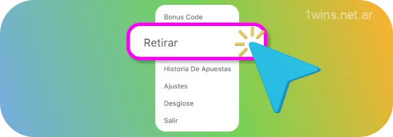 Para recibir sus ganancias en 1win Argentina, vaya a la página de retiro en su cuenta y seleccione el método utilizado para los depósitos