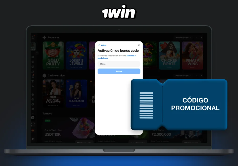 Al utilizar el código de bono 1win, los jugadores de Argentina pueden aumentar el monto del paquete de bienvenida y recibir fondos de juego adicionales