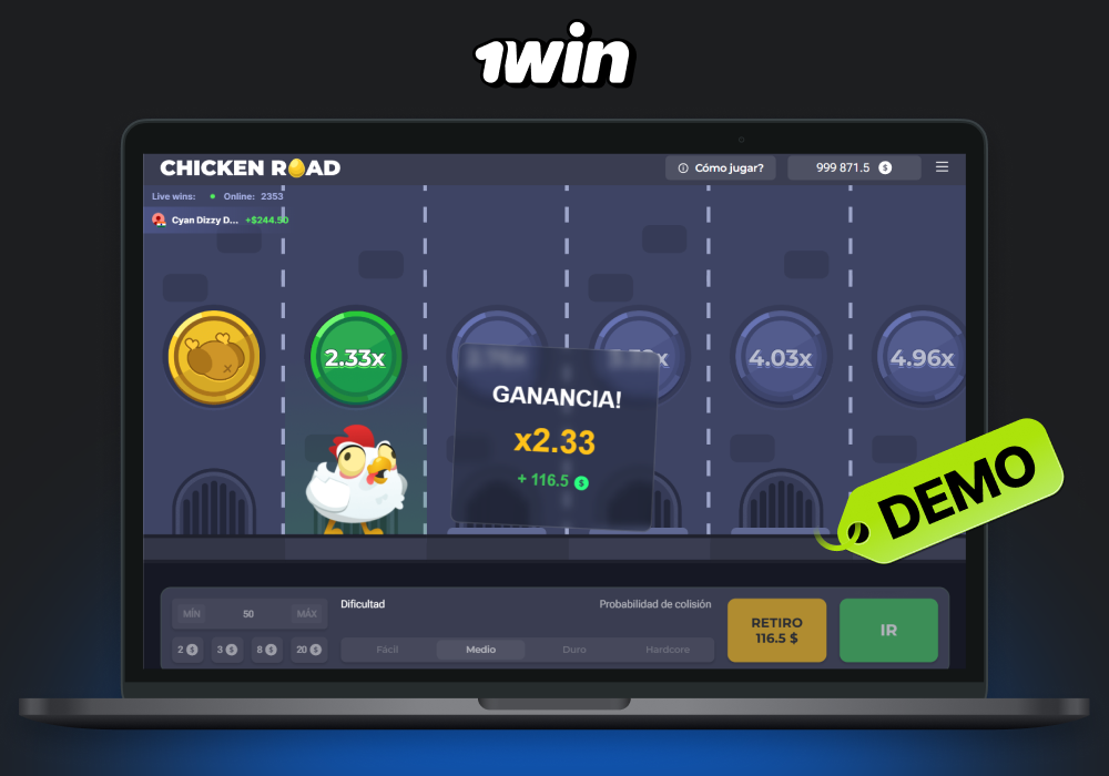 La versión de demostración de Chicken Road en 1win te permite conocer la mecánica del juego de forma gratuita