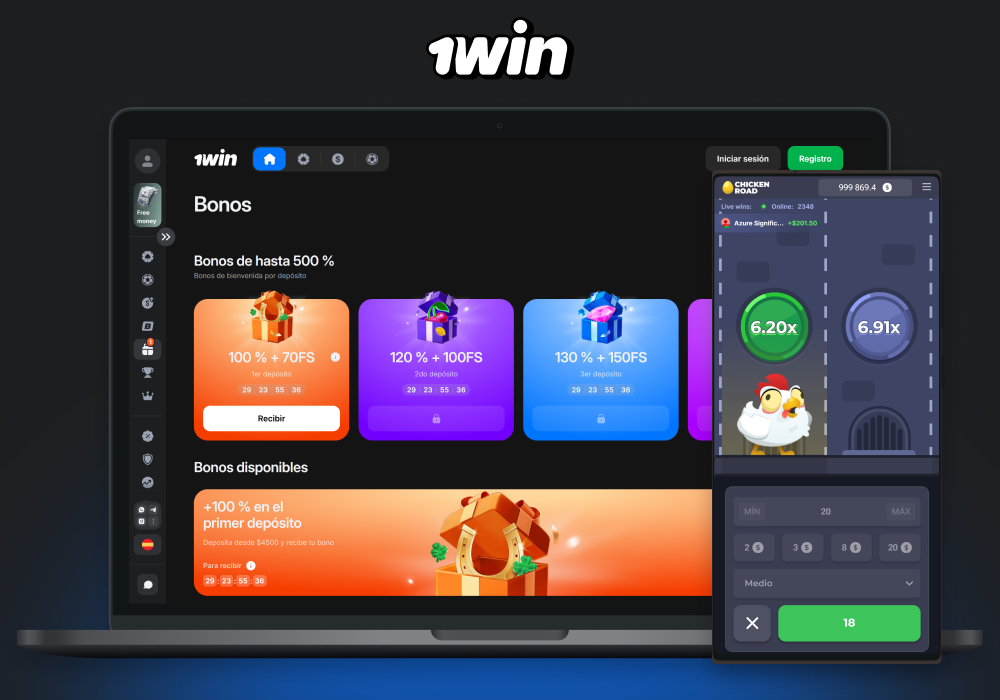 Los jugadores de Chicken Road en 1win pueden recibir un bono de bienvenida de hasta el 500 %