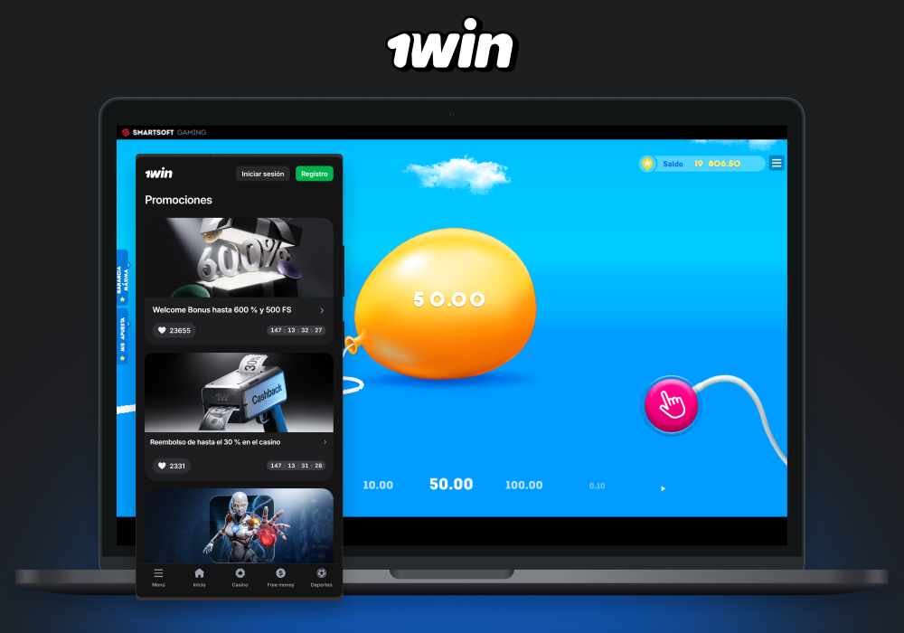 Los jugadores de Balloon en 1win pueden recibir un bono de bienvenida de hasta el 500 %