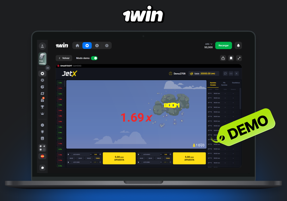 El modo demo de 1win JetX te permite familiarizarte con la mecánica del juego de forma gratuita y sin riesgos
